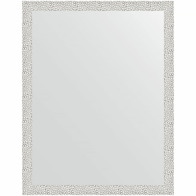 Зеркало Evoform Definite 91х71 BY 3258 в багетной раме - Чеканка белая 46 мм зеркало evoform definite by 3162 61x81 см чеканка белая
