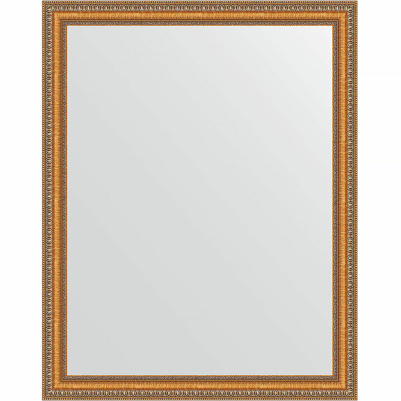 Зеркало Evoform Definite 95х75 BY 3266 в багетной раме - Золотые бусы на бронзе 60 мм