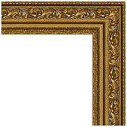Зеркало Evoform Definite 154х74 BY 3327 в багетной раме - Виньетка состаренное золото 56 мм-2
