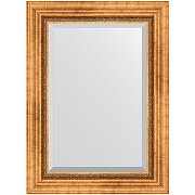 Зеркало Evoform Exclusive 76х56 BY 3386 с фацетом в багетной раме - Римское золото 88 мм