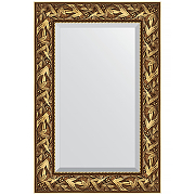 Зеркало Evoform Exclusive 89х59 BY 3415 с фацетом в багетной раме - Византия золото 99 мм