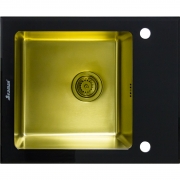 Кухонная мойка Seaman Eco Glass SMG-610B-Gold.B Золотая