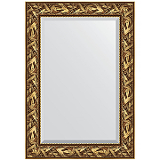 Зеркало Evoform Exclusive 99х69 BY 3441 с фацетом в багетной раме - Византия золото 99 мм
