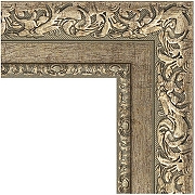 Зеркало Evoform Exclusive 115х55 BY 3487 с фацетом в багетной раме - Виньетка античное серебро 85 мм-1