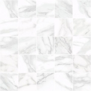 Керамический декор Laparet Olimpus мозаичный белый MM34037 25х25 см