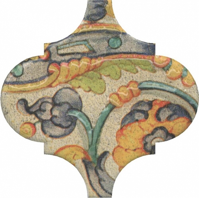 Керамический декор Kerama Marazzi Арабески Котто Орнамент OP\A164\65000 6,5х6,5 см