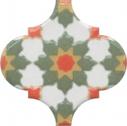 Керамический декор Kerama Marazzi Арабески Майолика орнамент OS\A40\65000 6,5х6,5 см