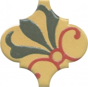 Керамический декор Kerama Marazzi Арабески Майолика орнамент OS\A38\65000 6,5х6,5 см