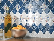 Керамический декор Kerama Marazzi Арабески Майолика орнамент OS\A37\65000 6,5х6,5 см-1