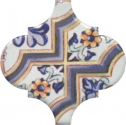 Керамический декор Kerama Marazzi Арабески Майолика орнамент OP\A161\65000 6,5х6,5 см