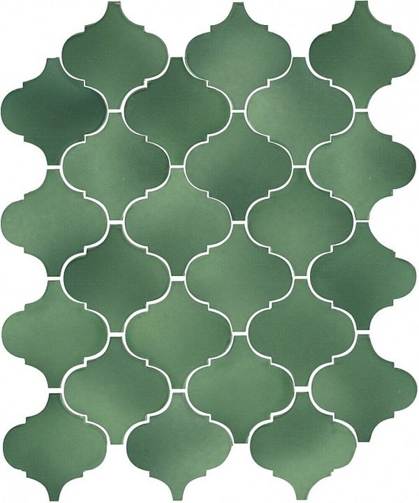 Керамическая плитка Kerama Marazzi Арабески Майолика зеленый 65008 настенная 26х30 см фотографии