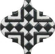 Керамический декор Kerama Marazzi Арабески глянцевый орнамент OS\A25\65000 6,5х6,5 см