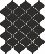 Керамическая плитка Kerama Marazzi Арабески глянцевый черный 65001 настенная 26х30 см