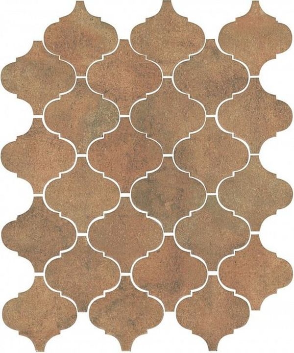 Керамическая плитка Kerama Marazzi Арабески Котто Рыжий 65003 настенная 26х30 см фото