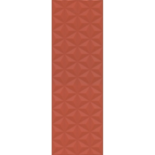Керамическая плитка Kerama Marazzi Диагональ красный структура обрезной 12120R настенная 25х75 см плитка kerama marazzi диагональ черная структура 25x75 см 12121r