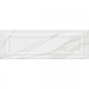 Керамическая плитка Kerama Marazzi Прадо белый панель обрезной 14002R настенная 40х120 см