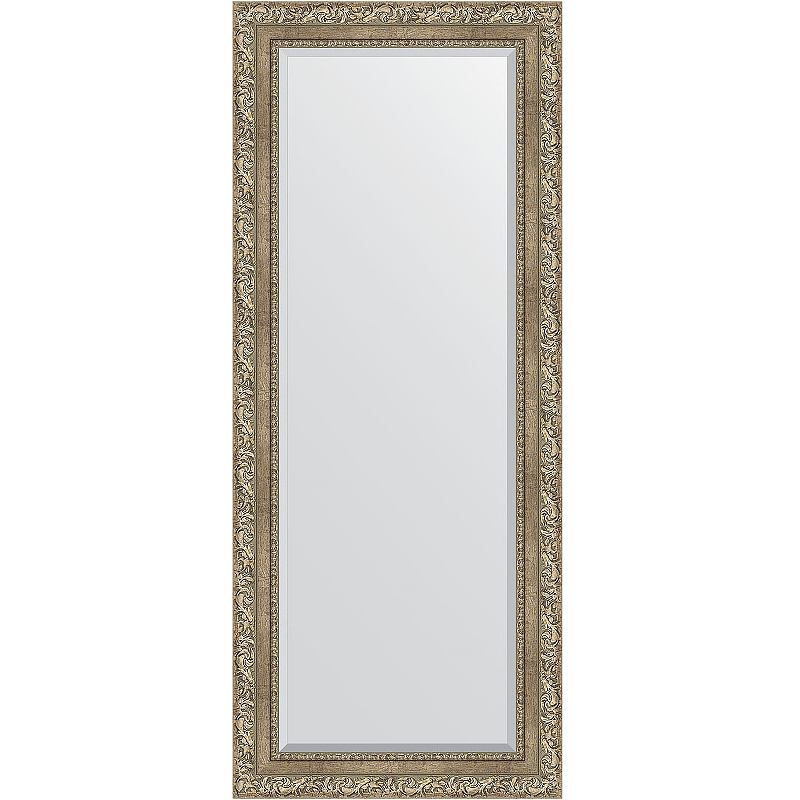 Зеркало Evoform Exclusive 145х60 BY 3539 с фацетом в багетной раме - Виньетка античное серебро 85 мм