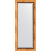 Зеркало Evoform Exclusive 146х61 BY 3542 с фацетом в багетной раме - Римское золото 88 мм