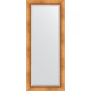 Зеркало Evoform Exclusive 156х66 BY 3568 с фацетом в багетной раме - Римское золото 88 мм