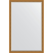 Зеркало Evoform Exclusive 173х113 BY 3613 с фацетом в багетной раме - Состаренное золото с плетением 70 мм