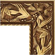 Зеркало Evoform Exclusive 179х119 BY 3623 с фацетом в багетной раме - Византия золото 99 мм-1