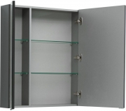 Зеркальный шкаф Aquanet Алвита 90 240110 Серый антрацит-1