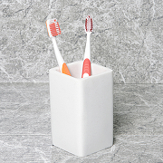 Стакан для зубных щеток WasserKRAFT Oder K-9628 Белый матовый-1