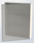Зеркальный шкаф Aquanet Алвита 70 184038 R Белый-4