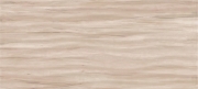 Керамическая плитка Cersanit Botanica рельеф коричневый BNG112D настенная 20х44 см