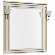 Зеркало Aquanet Паола 90 186108 Белое золото-3
