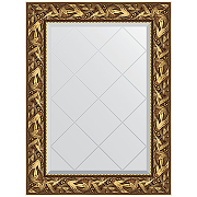 Зеркало Evoform Exclusive-G 91х69 BY 4113 с гравировкой в багетной раме - Византия золото 99 мм