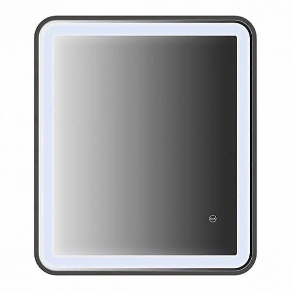 Зеркало Iddis Cloud 60 с подсветкой Черный матовый зеркало iddis esper 100 esp1000i98 с подсветкой белое матовое c сенсорным выключателем и диммером