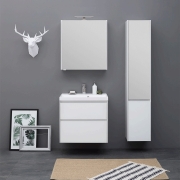 Комплект мебели для ванной Aquanet Гласс 60 240458 Белый-7
