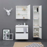 Комплект мебели для ванной Aquanet Гласс 60 240458 Белый-8