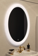 Зеркало Aima Design Pearl 70 Light У51943 Белое-1