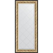 Зеркало Evoform Exclusive-G 160х70 BY 4165 с гравировкой в багетной раме - Барокко золото 106 мм