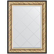 Зеркало Evoform Exclusive-G 107х80 BY 4208 с гравировкой в багетной раме - Барокко золото 106 мм