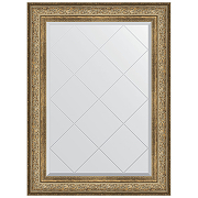 Зеркало Evoform Exclusive-G 108х80 BY 4210 с гравировкой в багетной раме - Виньетка античная бронза 109 мм