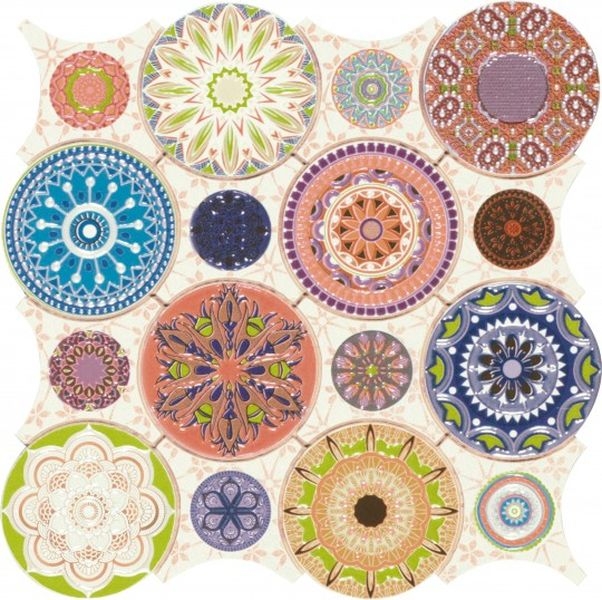 Керамическая мозаика Dune Ceramic Mosaics Mandala 28х28 см