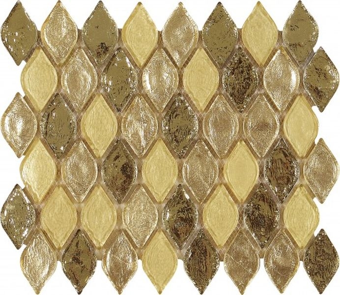 Стеклянная мозаика Dune Glass Mosaics Princess 24х29 см - фото 1