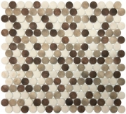 Стеклянная мозаика Dune Glass Mosaics Essential Warm 29х31,5 см