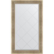 Зеркало Evoform Exclusive-G 132х77 BY 4239 с гравировкой в багетной раме - Серебряный акведук 93 мм