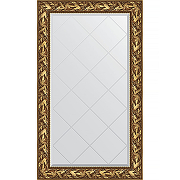 Зеркало Evoform Exclusive-G 133х79 BY 4242 с гравировкой в багетной раме - Византия золото 99 мм