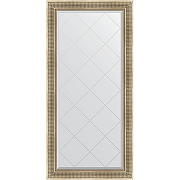 Зеркало Evoform Exclusive-G 160х77 BY 4282 с гравировкой в багетной раме - Серебряный акведук 93 мм