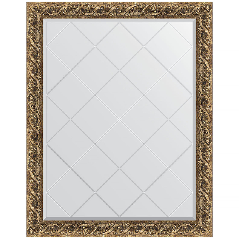 зеркало evoform exclusive g 73х56 фреска Зеркало Evoform Exclusive-G 121х96 BY 4356 с гравировкой в багетной раме - Фреска 84 мм