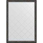 Зеркало Evoform Exclusive-G 185х130 BY 4483 с гравировкой в багетной раме - Черный ардеко 81 мм
