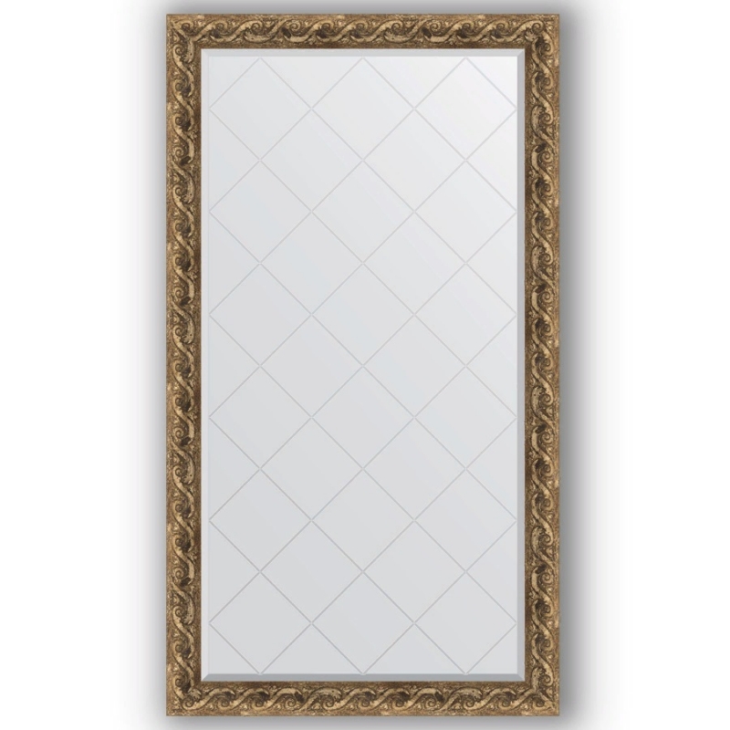 Зеркало Evoform Exclusive-G 170х96 Фреска зеркало напольное с гравировкой в багетной раме evoform фреска 84 мм 81x200 см