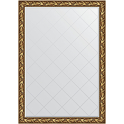 Зеркало Evoform Exclusive-G 188х134 BY 4500 с гравировкой в багетной раме - Византия золото 99 мм