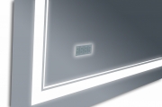 Зеркало Бриклаер Эстель-2 60 4627125414282 с подсветкой с бесконтактным выключателем и часами-1