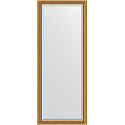 Зеркало Evoform Exclusive Floor 198х78 BY 6101 с фацетом в багетной раме - Состаренное золото с плетением 70 мм